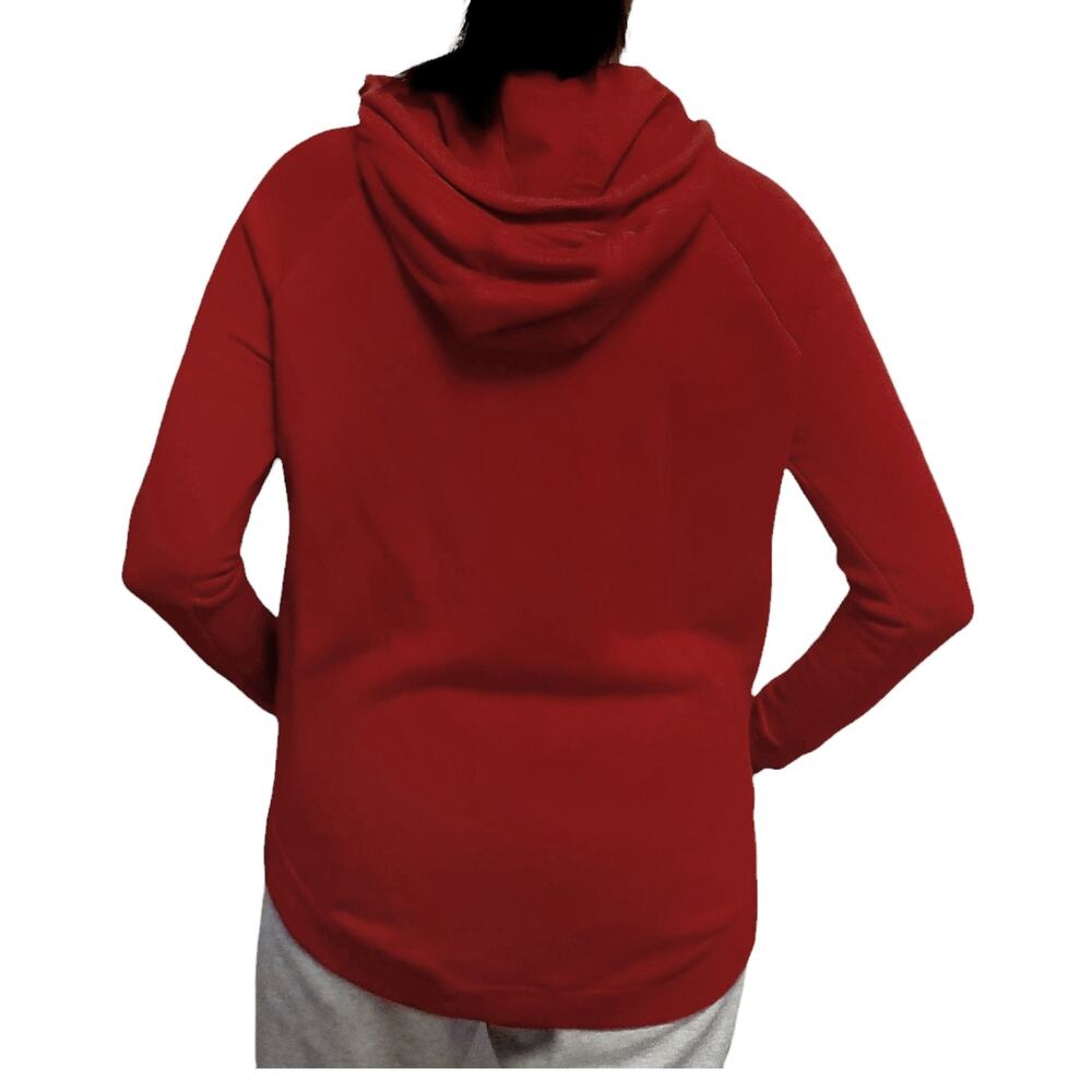 NIKE Chicago Bulls NBA modern cape full zip high low hoodie sweatshirt Sz S NEW - Picture 3 of 7